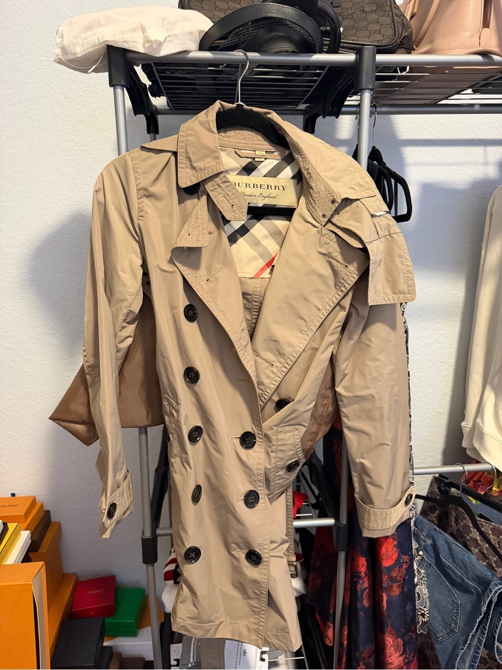 Burberry Classic Tan Trench Coat